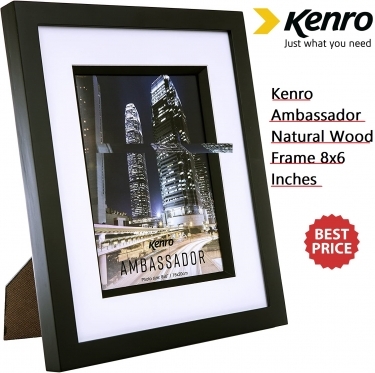 Kenro Ambassador Natural Wood Frame 8x6 Inches