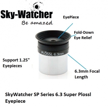 SkyWatcher SP Series 6.3 Super Plossl Eyepiece