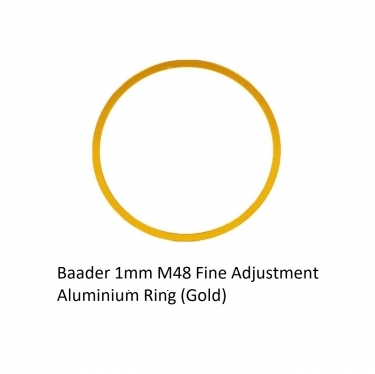 Baader 1mm M48 Fine Adjustment Aluminium Ring (Gold)