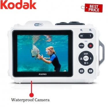 Kodak Camera PIXPRO WPZ2 with Bag and 32GB MicroSD Card - White