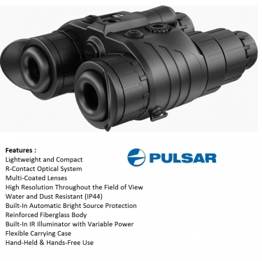 Pulsar Edge GS 1x20 CF Super Night Vision Binocular