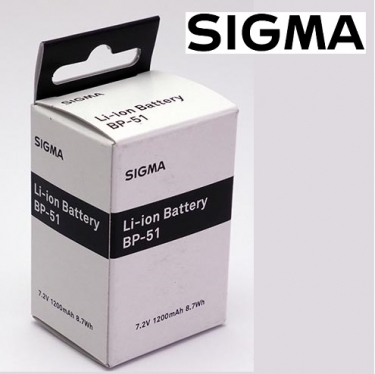 Sigma BP-51 Li-Ion Battery For DP2 Quattro Cameras
