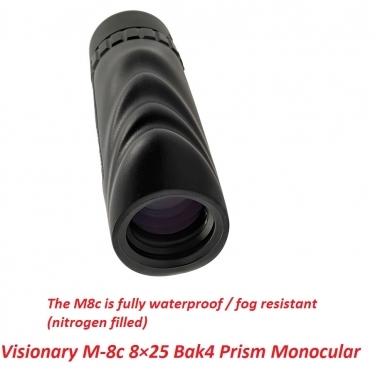 Visionary M-8c 8x25 Bak4 Prism Monocular