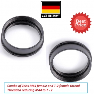 Baader Combo of Zeiss M44 Female and T-2 Female Threaded Adapter