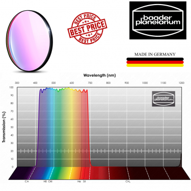 Baader 50.4mm Unmounted Round UV/IR Cut / L-Filter