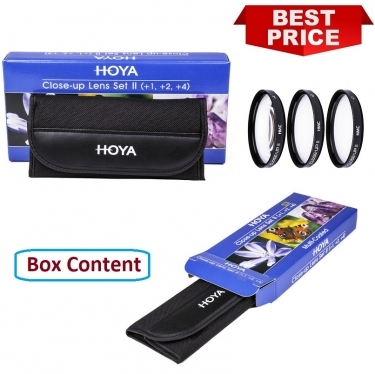 Hoya 49mm Close-Up Kit (+1,+2,+4) HMC (Multi-Coated)