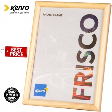 Kenro 6x4 Inch Frisco Wood Natural Frame