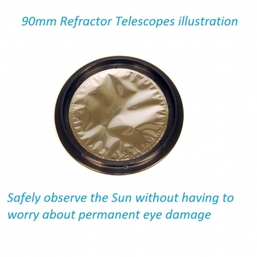 Levenhuk Solar Filter for 90mm Refractor Telescopes
