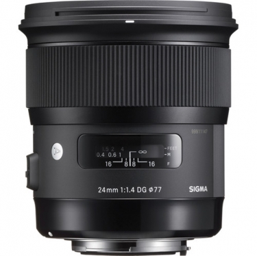 Sigma 24mm F/1.4 DG HSM Art Lens For Nikon