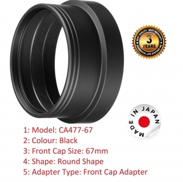 Sigma Front Cap Adapter (CA477-67) For 10mm F2.8 Lens