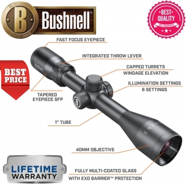 Bushnell Engage Riflescope - 3-9x40 Illuminated