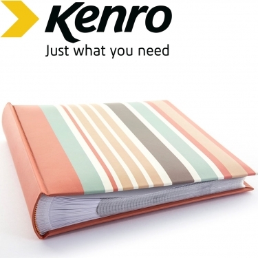 Kenro 7x5 Inches 13x18cm Candy Minimax Album Stripes 100 Photos