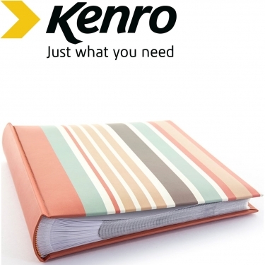 Kenro 7x5 Inches 13x18cm Candy Mini Album Stripes 36 Photos