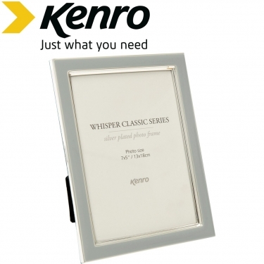 Kenro 7x5 Inches 13x18cm Single Whisper Classic Grey Inlay