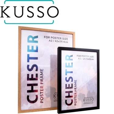 Kusso A3 Chester Series Poster Frame Natural Finish