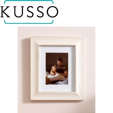 Kusso White Clifton Frame 8x10 Inches with Mat 7x5 Inches