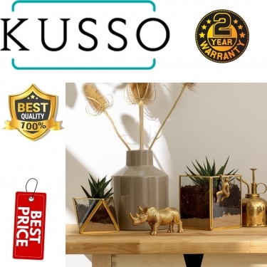 Kusso Gold Rhino Decoration