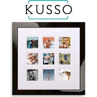 Kusso High Gloss Studio Frame to hold 4 photos 5x5 Inches or 6x6 Inch