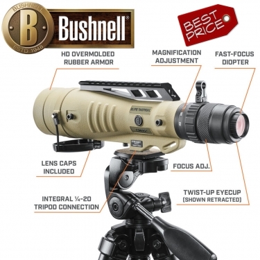 Bushnell 8-40x60 LMSS2 Elite Tactical Spotting Scope H322 Reticle