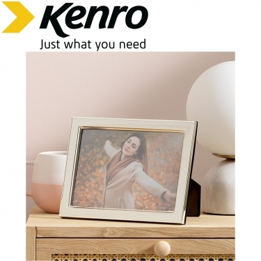 Kenro 8x6 Inches / 15x20cm Single Whisper Classic Grey Inlay