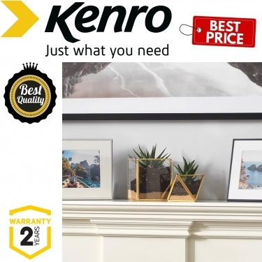 Kenro Gold & Glass Terrarium Pots