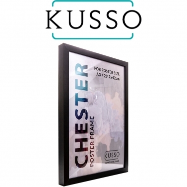 Kusso A3 Chester Series Poster Frame Black Finish