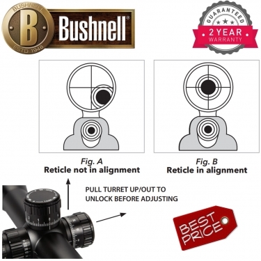 Bushnell 6-24x50 Illuminated Deploy Mil Etched Glass Pro Riflescope