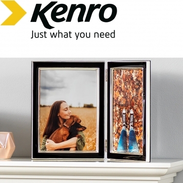 Kenro 6x4 Inches 10x15cm Single Whisper Classic Black Inlay
