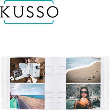 Kusso 6x4 Inches Wildflower White Memo 200 Album
