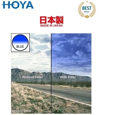 Hoya 49mm Gradual Color Blue Filter