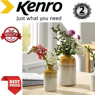 Kenro Kusso Large Mustard Ombre Vase