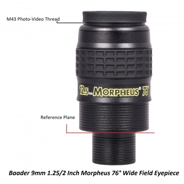 Baader 6.5mm 1.25/2 Inch Morpheus 76 Wide Field Eyepiece