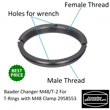 Baader Changer M48/T-2 For T-Rings with M48 Clamp