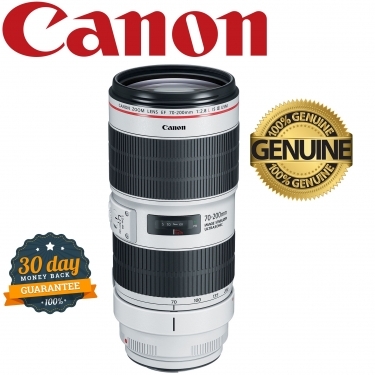 CANON EF 70-200Mm F2.8L USM AutoFocus Telephoto Zoom Lens with Case & Hood