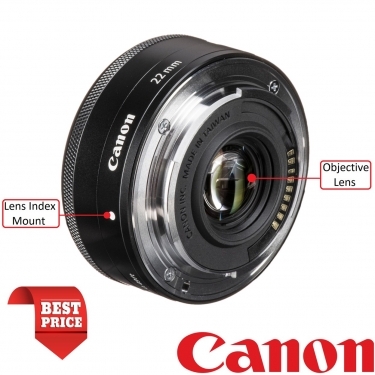 Canon EF-M 22mm f/2 STM Pancake Lens for EOS M