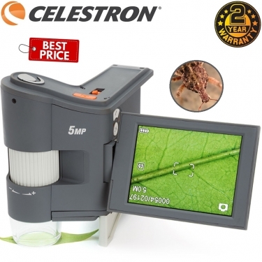 Celestron 5.0MP FlipView LCD Digital Handheld Microscope