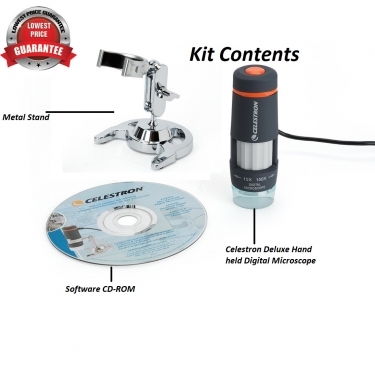 Celestron Deluxe Handheld Digital Microscope With Stand