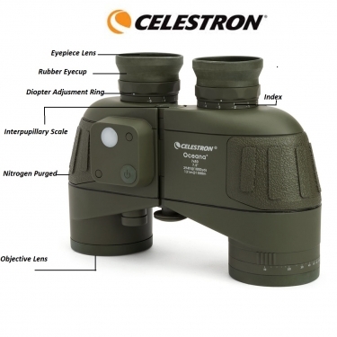 Celestron 7x50 Oceana WP IF and RC Military Camouflage with Compass