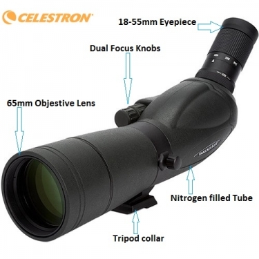 Celestron TrailSeeker 65mm 45-Degree Spotting Scope