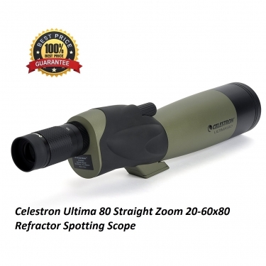 Celestron Ultima 80 Straight Zoom 20-60x80 Refractor Spotting Scope