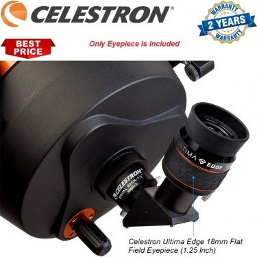 Celestron Ultima Edge 18mm Flat Field Eyepiece (1.25 Inch)