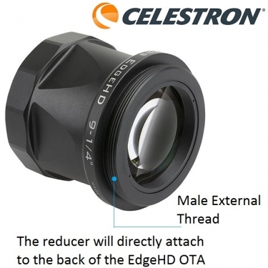 Celestron 0.7x Focal Reducer Lens for EdgeHD 925 OTAs Celestron 0.7x Focal Reducer Lens for EdgeHD 925 OTAs