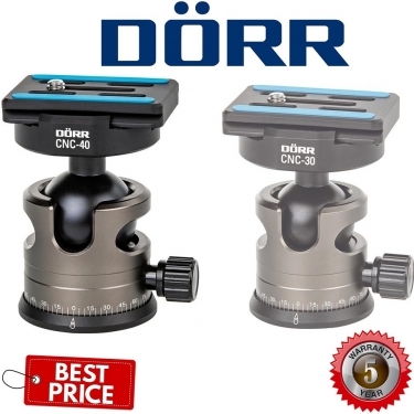 Dorr CNC-40 Ball Head with Quick Release