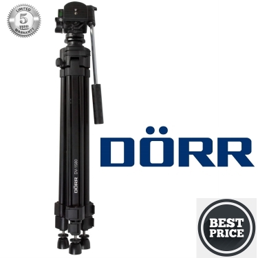 Dorr DV-1580 Photo and Video Tripod Including 2 Way Head