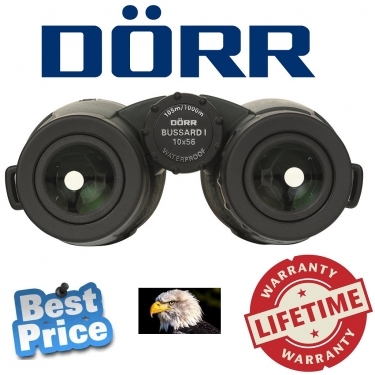 Dorr Danubia Bussard I 10x56 Roof Prism Binoculars Green