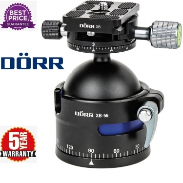 Dorr Highlights XB-56 Ball Head 25KG Max Load Quick Release and Case