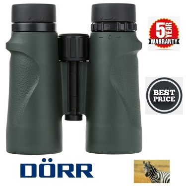 Dorr Roof Prism 10x42 Wildview Binoculars Green