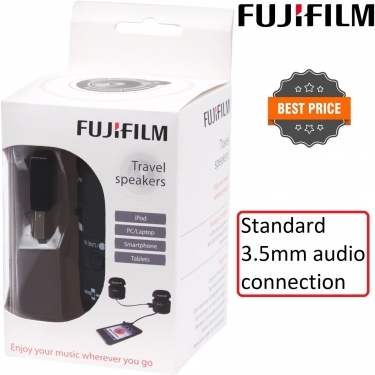 Fujifilm Travel Speakers - Black
