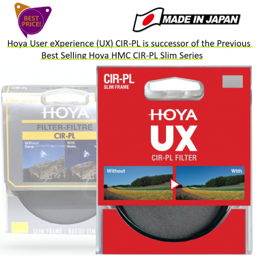 Hoya 62mm UX Circular Polarizer CIR-PL Filter