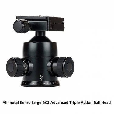 Kenro Large BC3 Advanced Triple Action Ball Head